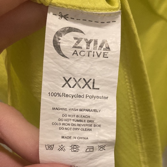 Neon super lightweight tank top - jogger back - Zyia active wear size XXXL - Picture 9 of 9